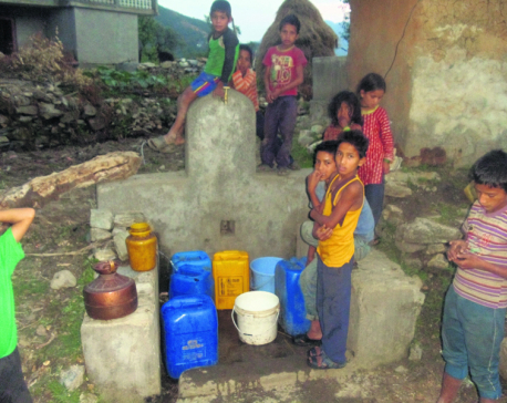 Bajhang Locals forced to drink dirty river water